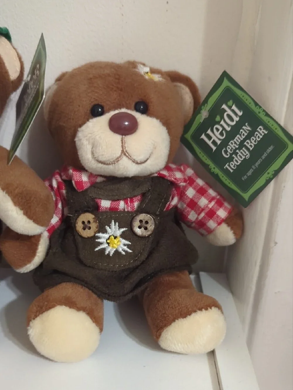 Peter German Teddy Bears Plush Set - Brown with Green Hat